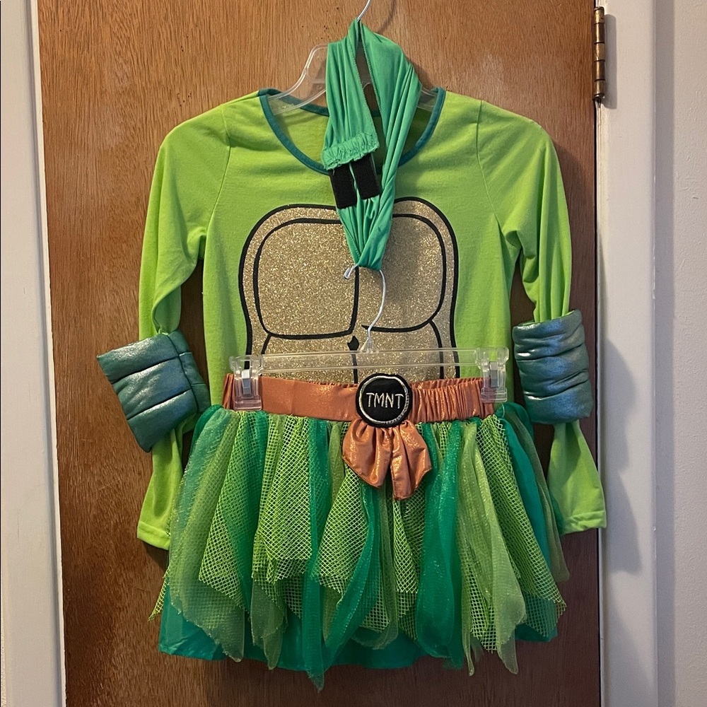 Nickelodeon TMNT Green and Gold Superhero Costume
